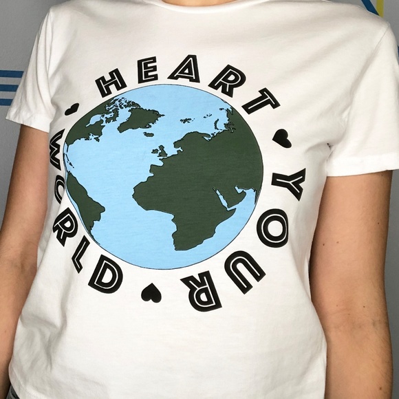 Topshop Graphic Tee Shirt - Picture 2 of 3